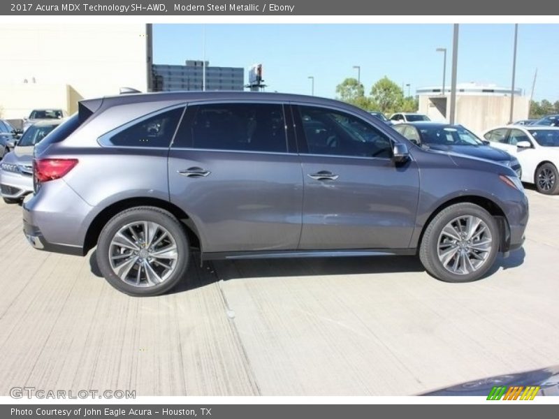Modern Steel Metallic / Ebony 2017 Acura MDX Technology SH-AWD