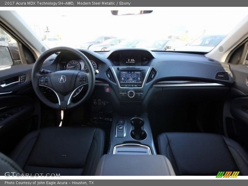 Modern Steel Metallic / Ebony 2017 Acura MDX Technology SH-AWD
