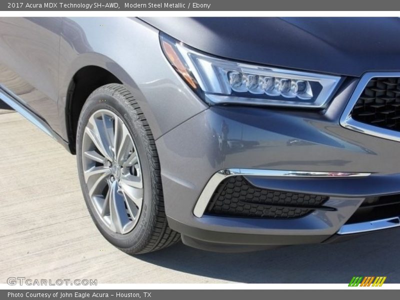 Modern Steel Metallic / Ebony 2017 Acura MDX Technology SH-AWD