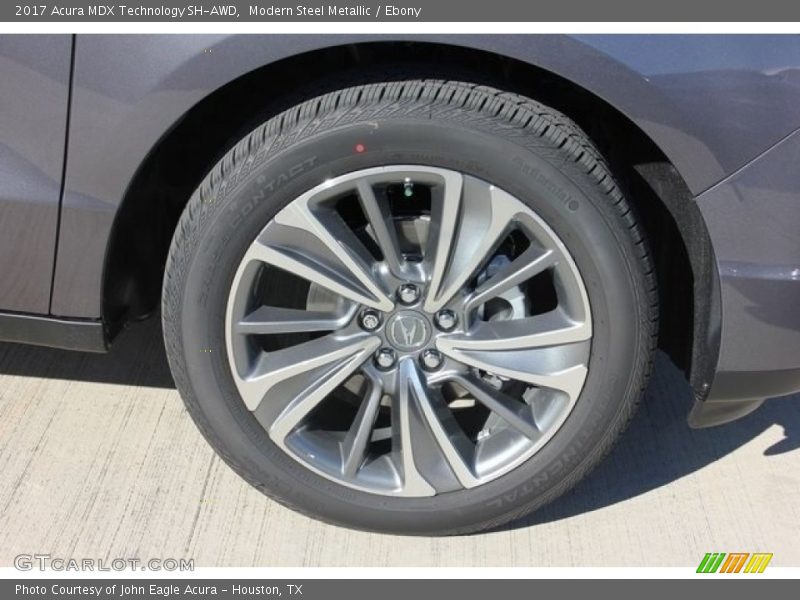 Modern Steel Metallic / Ebony 2017 Acura MDX Technology SH-AWD