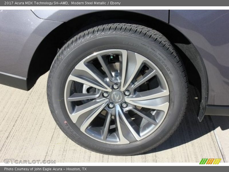 Modern Steel Metallic / Ebony 2017 Acura MDX Technology SH-AWD