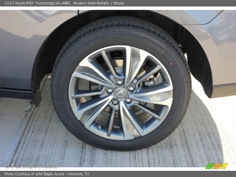 Modern Steel Metallic / Ebony 2017 Acura MDX Technology SH-AWD