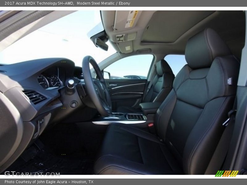 Modern Steel Metallic / Ebony 2017 Acura MDX Technology SH-AWD