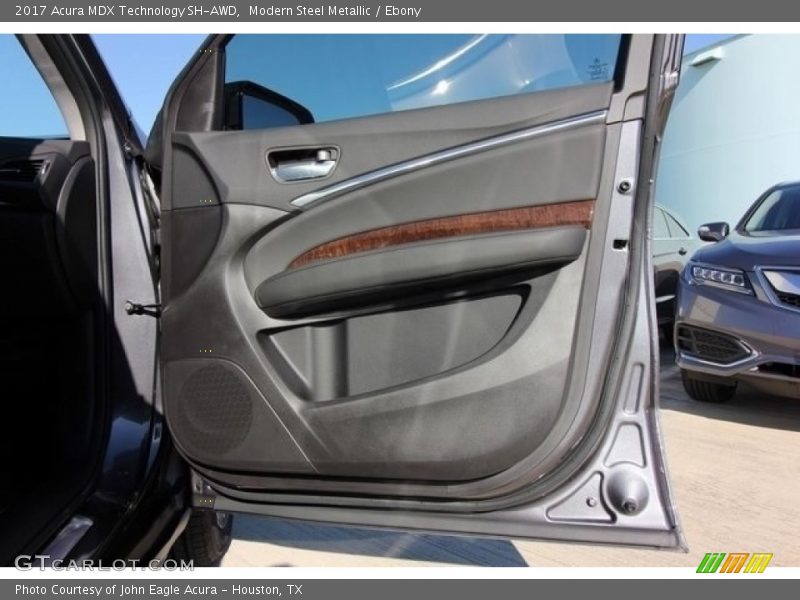 Modern Steel Metallic / Ebony 2017 Acura MDX Technology SH-AWD
