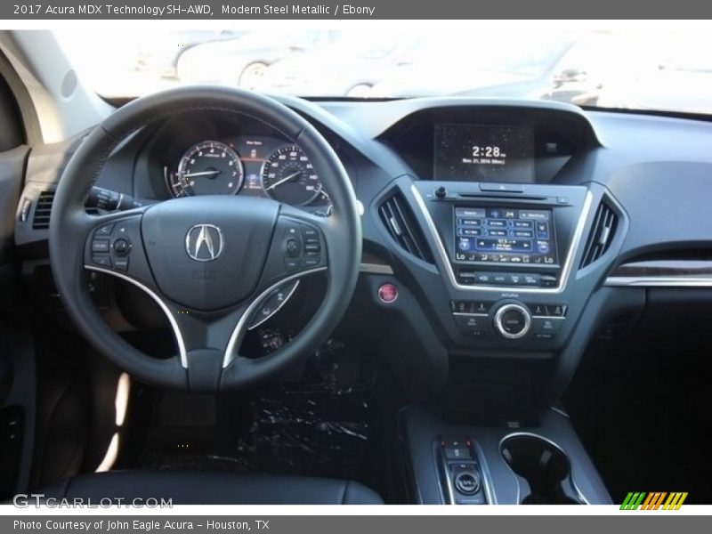 Modern Steel Metallic / Ebony 2017 Acura MDX Technology SH-AWD