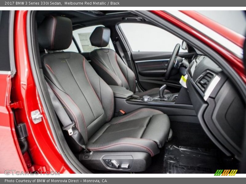 Melbourne Red Metallic / Black 2017 BMW 3 Series 330i Sedan