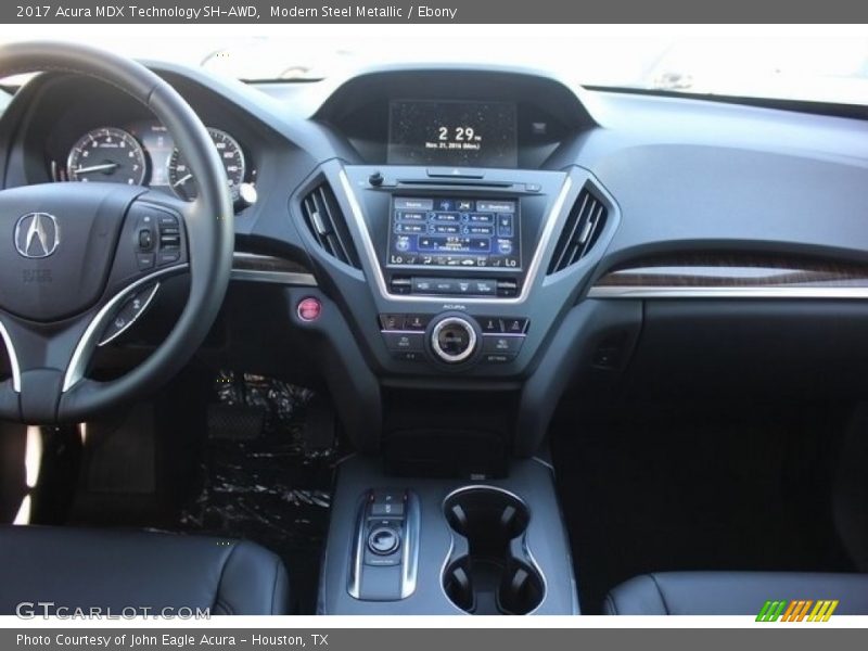 Modern Steel Metallic / Ebony 2017 Acura MDX Technology SH-AWD