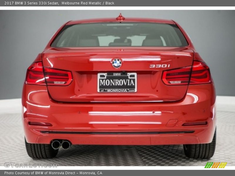 Melbourne Red Metallic / Black 2017 BMW 3 Series 330i Sedan