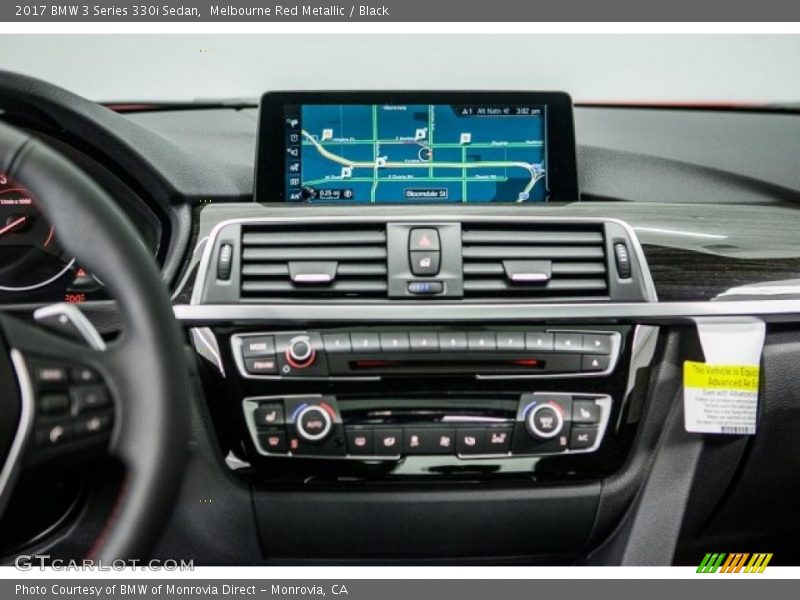 Melbourne Red Metallic / Black 2017 BMW 3 Series 330i Sedan