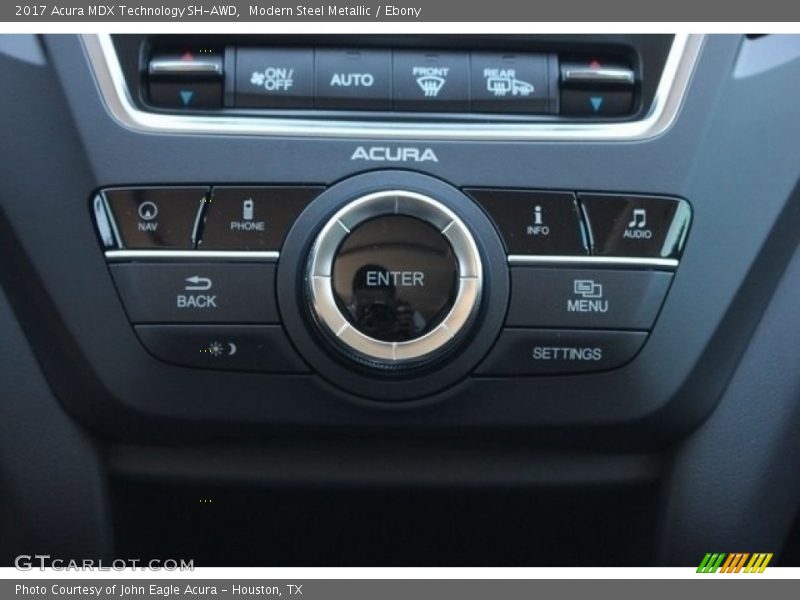 Modern Steel Metallic / Ebony 2017 Acura MDX Technology SH-AWD