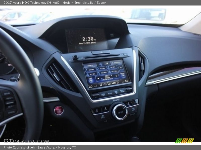 Modern Steel Metallic / Ebony 2017 Acura MDX Technology SH-AWD
