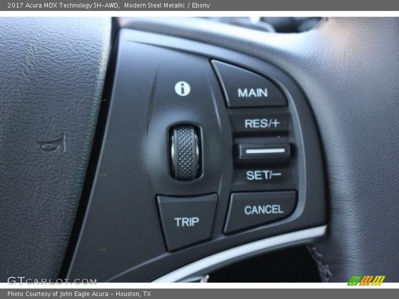 Modern Steel Metallic / Ebony 2017 Acura MDX Technology SH-AWD