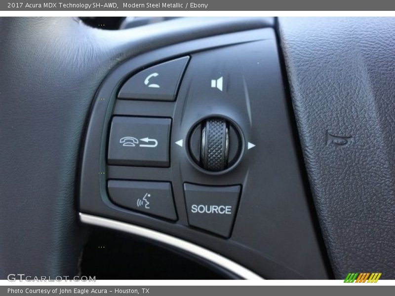 Modern Steel Metallic / Ebony 2017 Acura MDX Technology SH-AWD