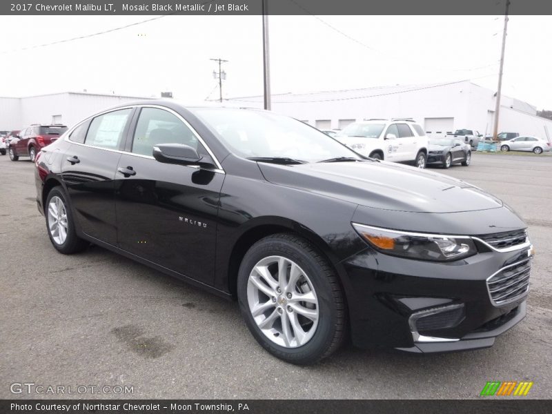 Mosaic Black Metallic / Jet Black 2017 Chevrolet Malibu LT
