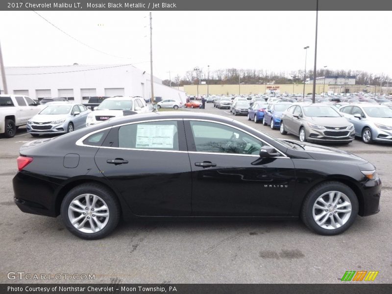 Mosaic Black Metallic / Jet Black 2017 Chevrolet Malibu LT