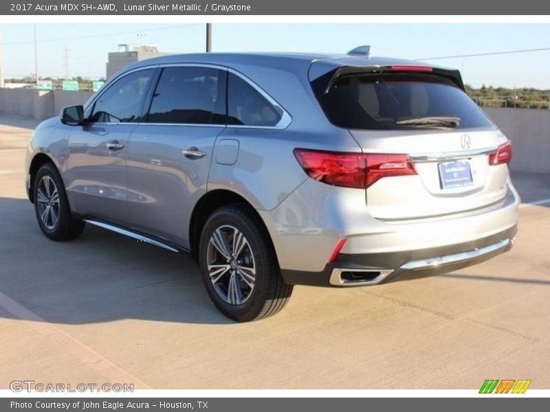 Lunar Silver Metallic / Graystone 2017 Acura MDX SH-AWD