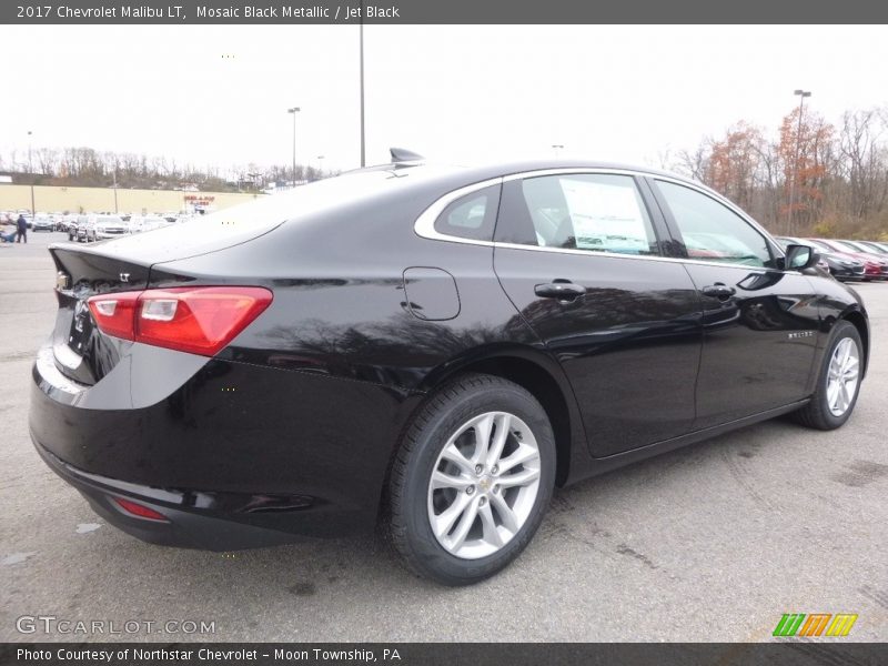 Mosaic Black Metallic / Jet Black 2017 Chevrolet Malibu LT