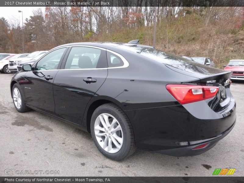 Mosaic Black Metallic / Jet Black 2017 Chevrolet Malibu LT