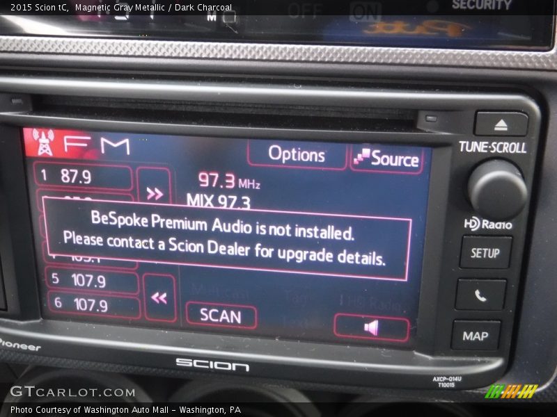 Magnetic Gray Metallic / Dark Charcoal 2015 Scion tC