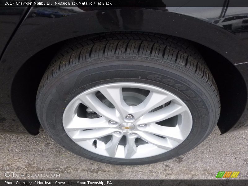 Mosaic Black Metallic / Jet Black 2017 Chevrolet Malibu LT