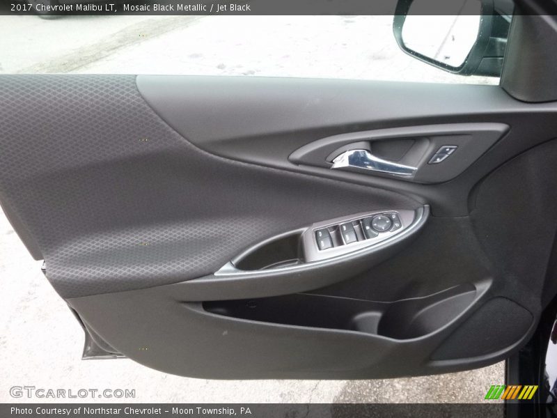 Mosaic Black Metallic / Jet Black 2017 Chevrolet Malibu LT
