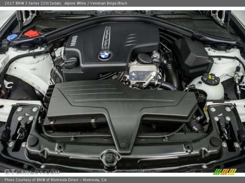  2017 3 Series 320i Sedan Engine - 2.0 Liter DI TwinPower Turbocharged DOHC 16-Valve VVT 4 Cylinder