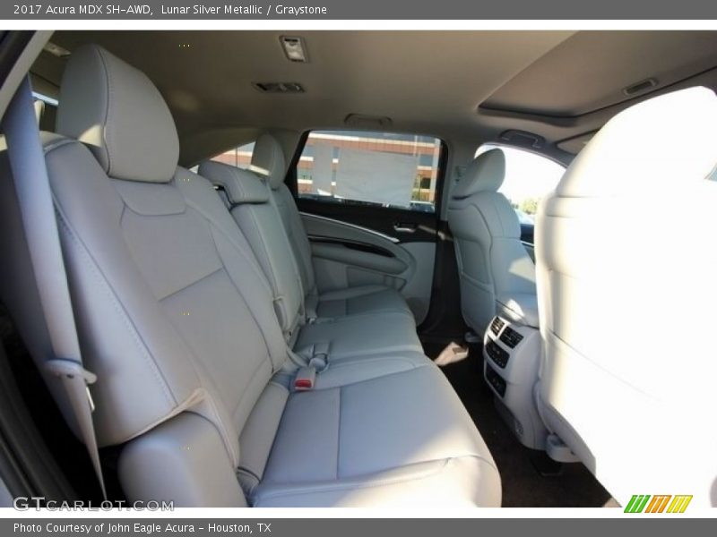 Lunar Silver Metallic / Graystone 2017 Acura MDX SH-AWD
