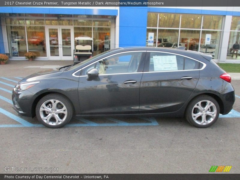 Tungsten Metallic / Dark Atmosphere/Medium Atmosphere 2017 Chevrolet Cruze Premier