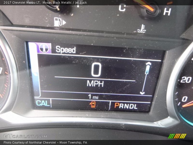Mosaic Black Metallic / Jet Black 2017 Chevrolet Malibu LT