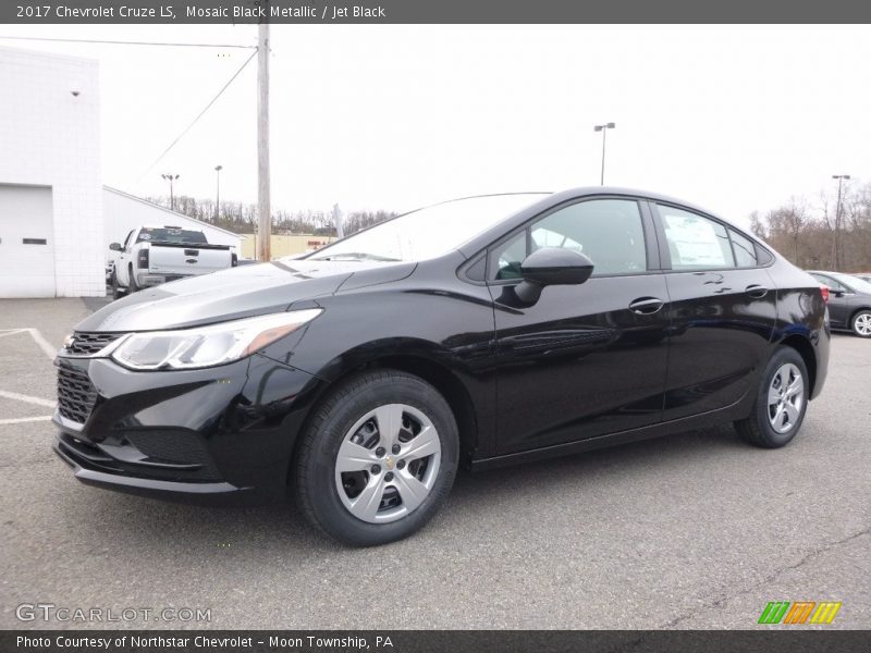 Mosaic Black Metallic / Jet Black 2017 Chevrolet Cruze LS