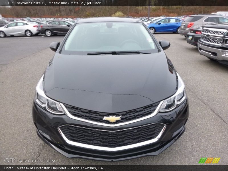 Mosaic Black Metallic / Jet Black 2017 Chevrolet Cruze LS