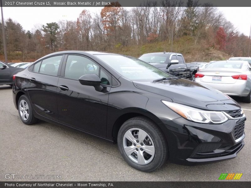 Mosaic Black Metallic / Jet Black 2017 Chevrolet Cruze LS