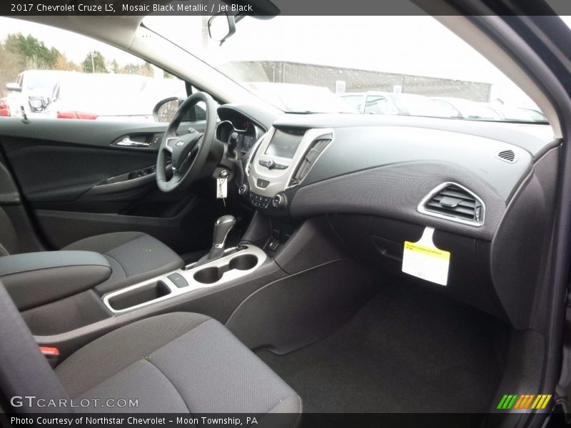 Mosaic Black Metallic / Jet Black 2017 Chevrolet Cruze LS