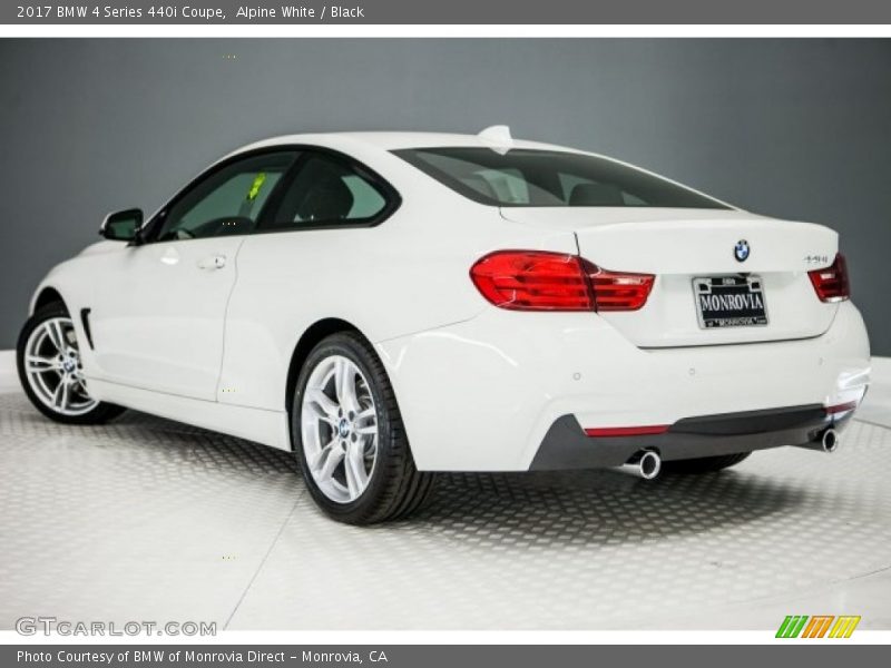 Alpine White / Black 2017 BMW 4 Series 440i Coupe