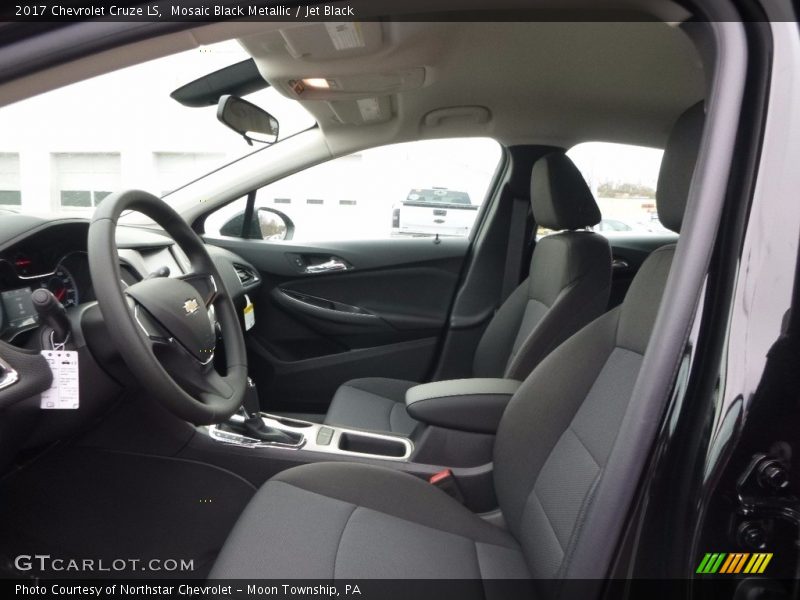 Mosaic Black Metallic / Jet Black 2017 Chevrolet Cruze LS