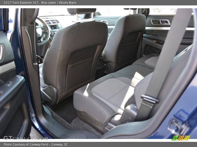 Blue Jeans / Ebony Black 2017 Ford Explorer XLT