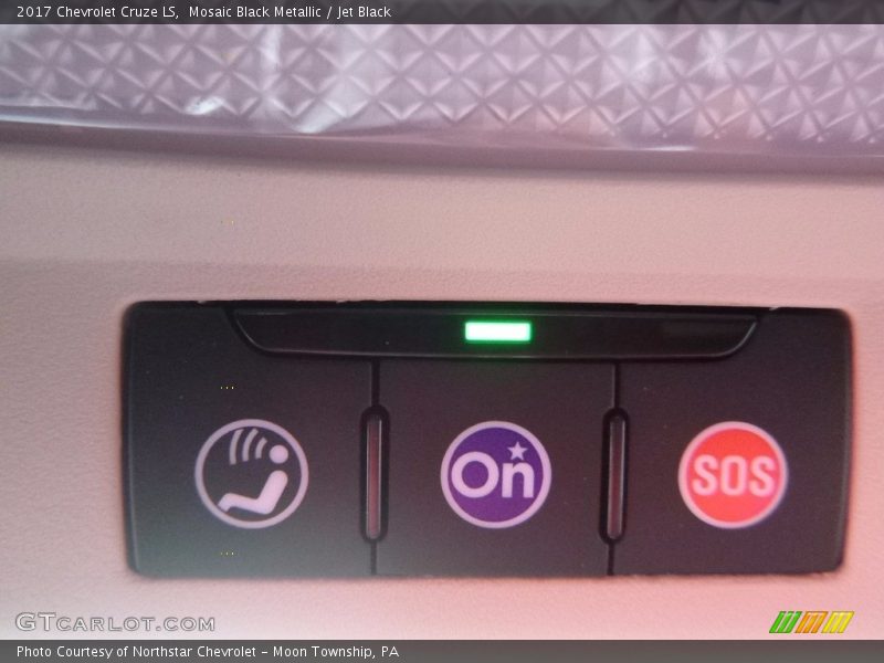 Mosaic Black Metallic / Jet Black 2017 Chevrolet Cruze LS