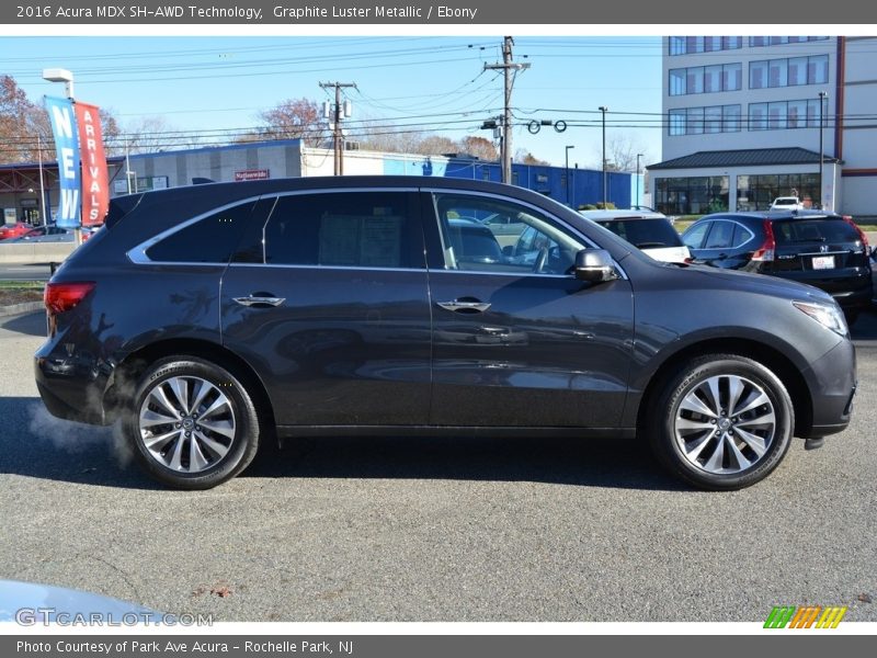 Graphite Luster Metallic / Ebony 2016 Acura MDX SH-AWD Technology