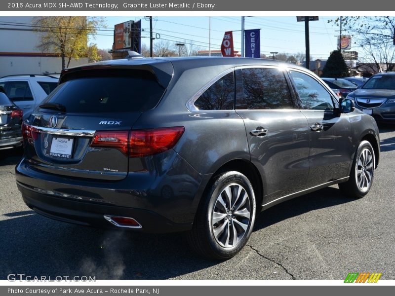 Graphite Luster Metallic / Ebony 2016 Acura MDX SH-AWD Technology