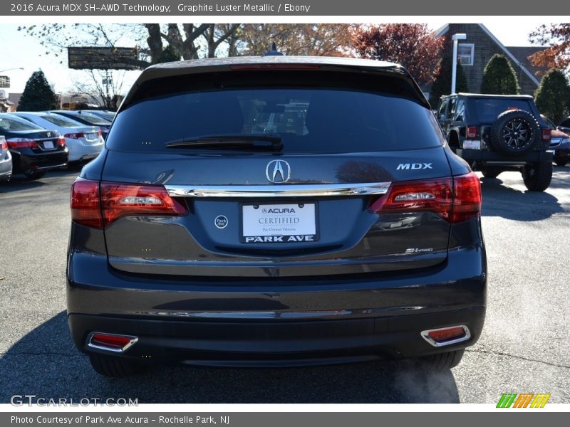 Graphite Luster Metallic / Ebony 2016 Acura MDX SH-AWD Technology