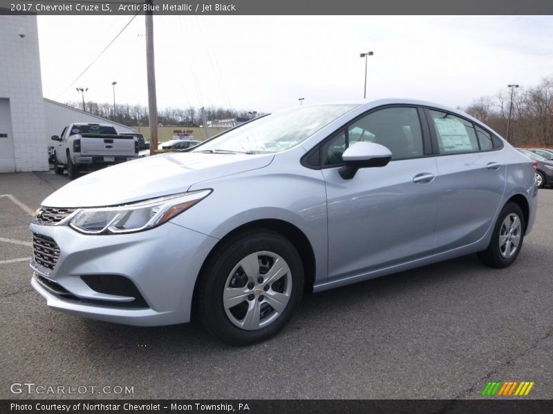 Arctic Blue Metallic / Jet Black 2017 Chevrolet Cruze LS