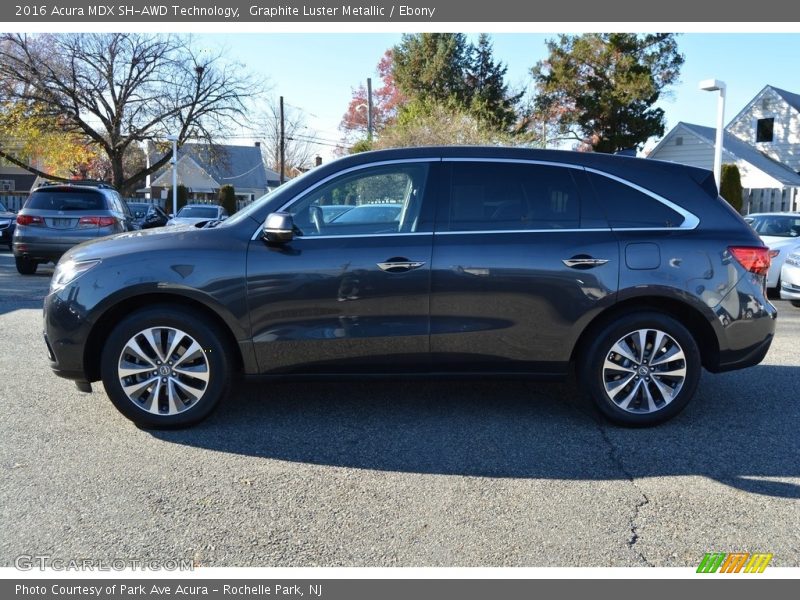 Graphite Luster Metallic / Ebony 2016 Acura MDX SH-AWD Technology