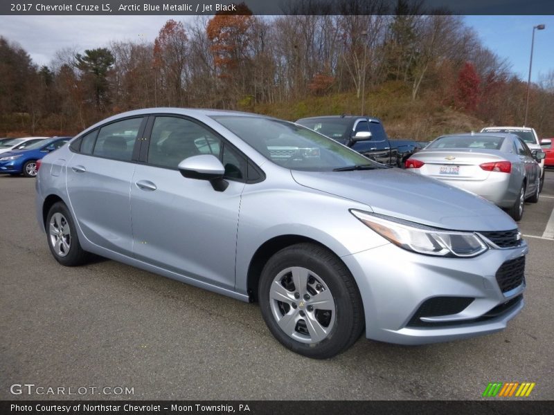 Arctic Blue Metallic / Jet Black 2017 Chevrolet Cruze LS