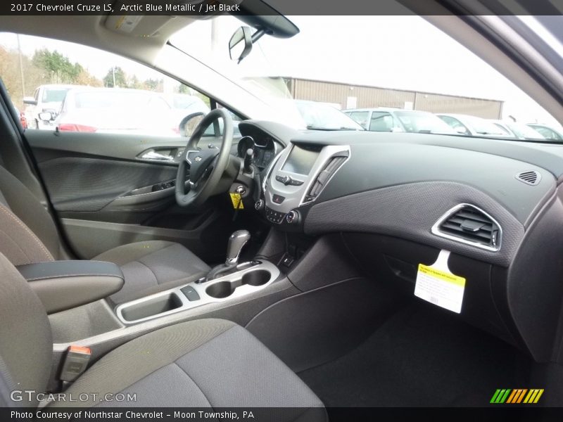 Arctic Blue Metallic / Jet Black 2017 Chevrolet Cruze LS