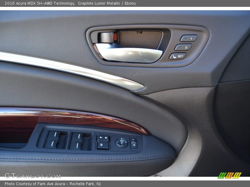 Graphite Luster Metallic / Ebony 2016 Acura MDX SH-AWD Technology