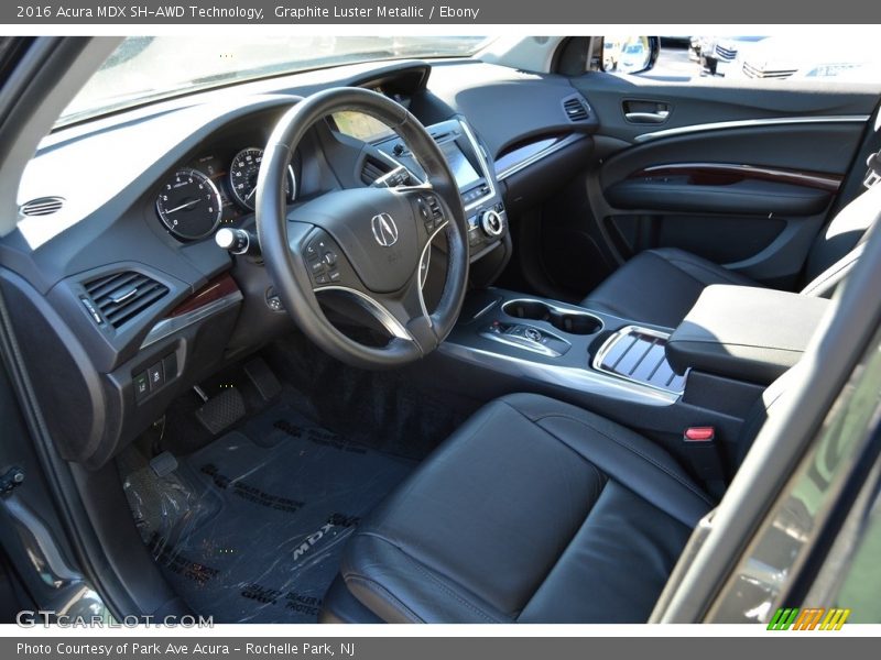 Graphite Luster Metallic / Ebony 2016 Acura MDX SH-AWD Technology