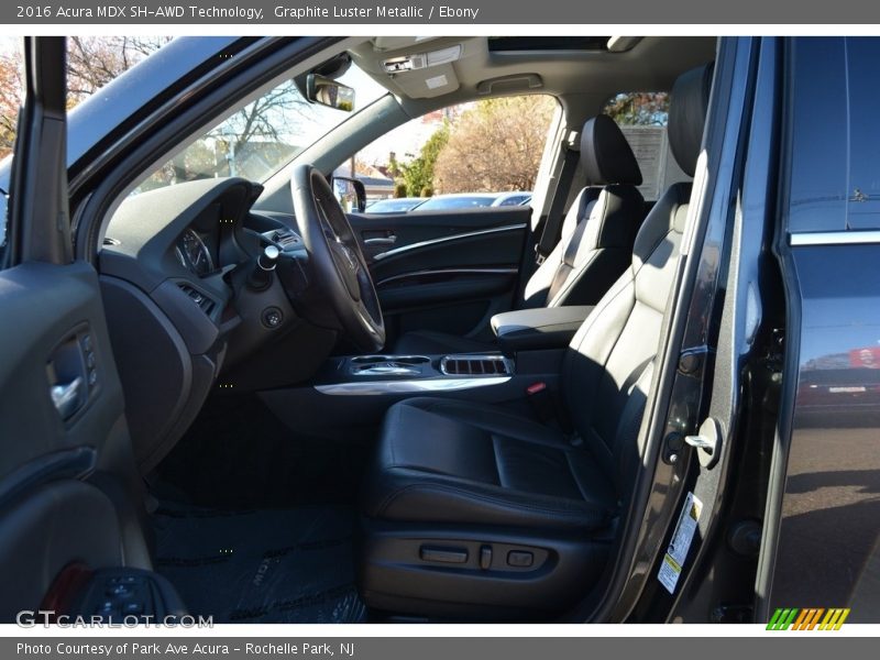 Graphite Luster Metallic / Ebony 2016 Acura MDX SH-AWD Technology