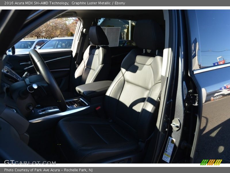 Graphite Luster Metallic / Ebony 2016 Acura MDX SH-AWD Technology