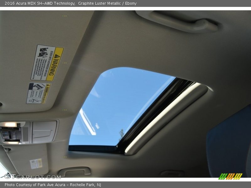Graphite Luster Metallic / Ebony 2016 Acura MDX SH-AWD Technology