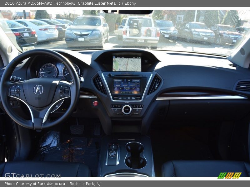 Graphite Luster Metallic / Ebony 2016 Acura MDX SH-AWD Technology